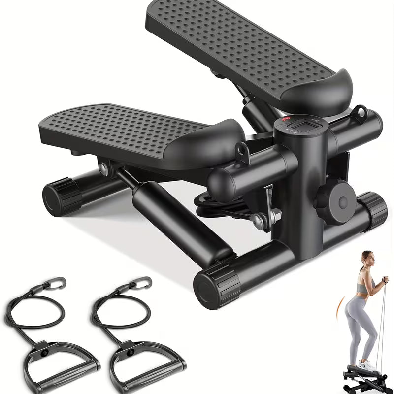 Stair Stepper with Resistance Bands – Twist Motion, Full Body Workout