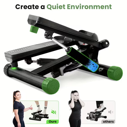 Stair Stepper with Resistance Bands – Twist Motion, Full Body Workout