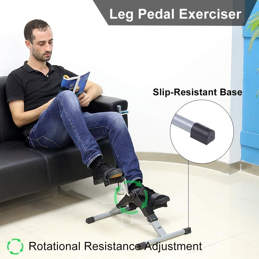 Foldable Arm & Leg Pedal Exerciser Bike